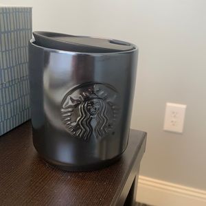 Metallic Starbucks logo mug